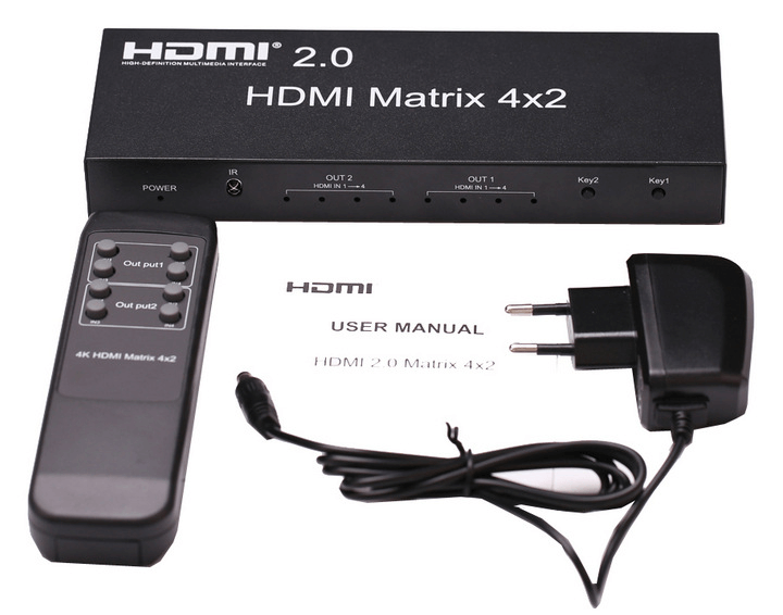 hdmi matrix 4x2