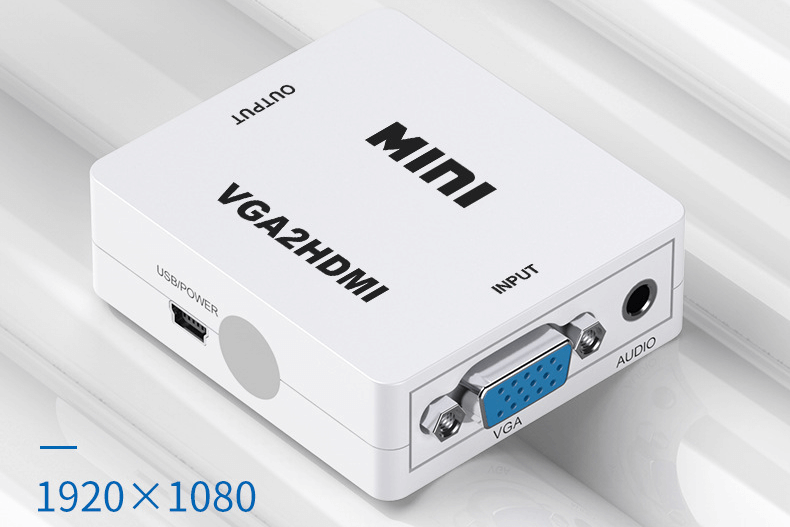 vga to hdmi audio video converter